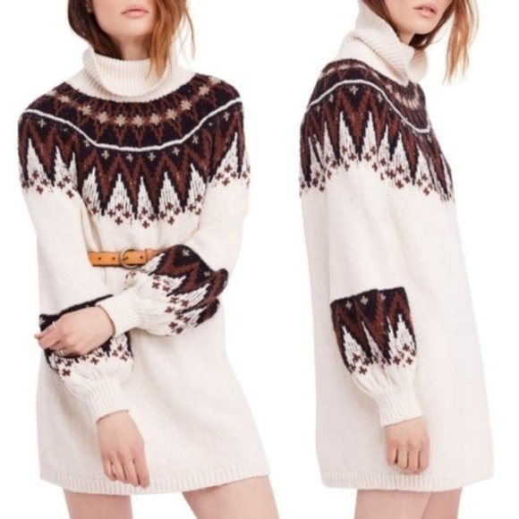 SALE Free People Scotland Sweater Dress - Picture 4 of 6